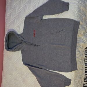 Gray Hooded Sweatshirt